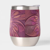 Abstracte moderne bloemfractale kunst bes kleuren (Links)