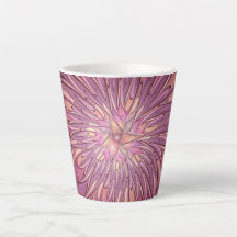 Abstracte moderne bloemfractale kunst bes kleuren