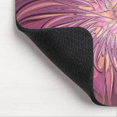 Abstracte moderne bloemfractale kunst bes kleuren muismat (Hoek)