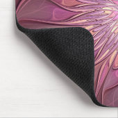 Abstracte moderne bloemfractale kunst bes kleuren muismat (Hoek)