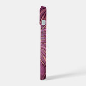 Abstracte moderne bloemfractale kunst beskleuren iPhone 15 case (Linkerkant)