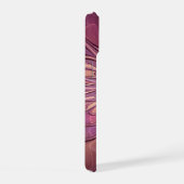 Abstracte moderne bloemfractale kunst beskleuren iPhone 15 case (Rechterkant)