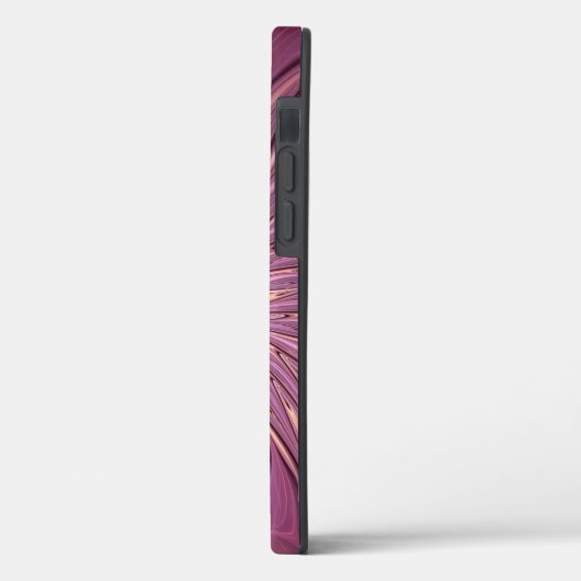 Abstracte moderne bloemfractale kunst Bessenkleure Case-Mate iPhone Case (Achterkant / Links)