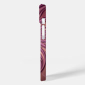 Abstracte moderne bloemfractale kunst Bessenkleure Case-Mate iPhone Case (Achterkant / Links)