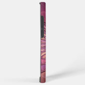 Abstracte moderne bloemfractale kunst Bessenkleure Samsung Galaxy Hoesje (Rechterkant)