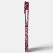 Abstracte moderne bloemige fractale kunst bes kleu Case-Mate iPhone case (Achterkant / Links)