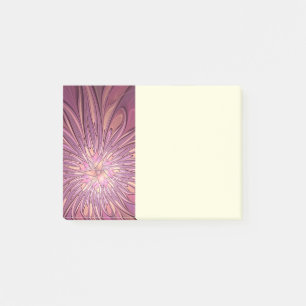 Abstracte moderne bloemige fractale kunst bes kleu post-it® notes