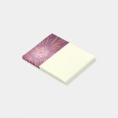 Abstracte moderne bloemige fractale kunst bes kleu post-it® notes (Schuin)