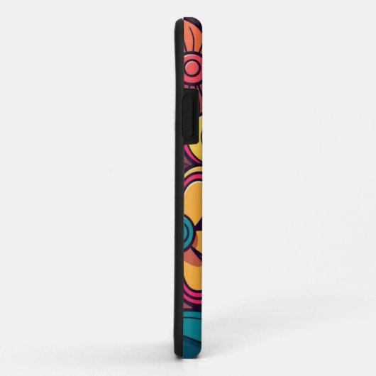 Abstracte moderne bloesemdoedelen Case-Mate iPhone case (Achterkant/rechts)