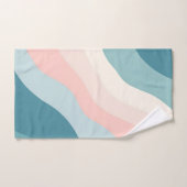 Abstracte Moderne Blush Roze Mint Collectie Bad Handdoek (Handdoek)