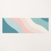 Abstracte Moderne Blush Roze Mint Collectie Yogamat (Voorkant (horizontaal))
