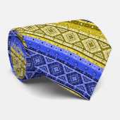 Abstracte moderne decoratieve geometrische pleiste stropdas (Opgerold)