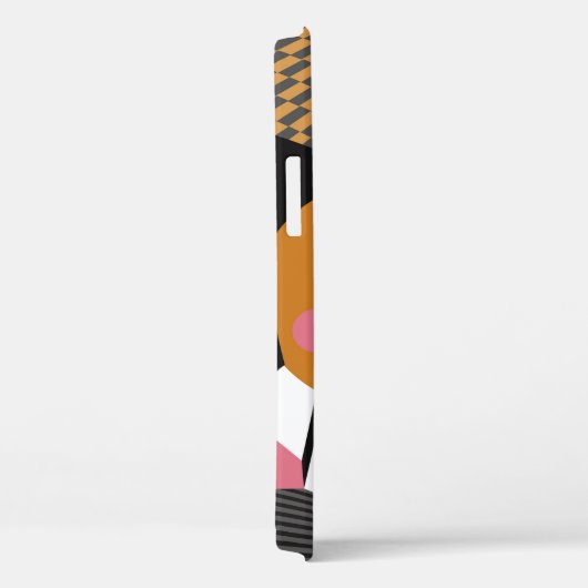 Abstracte moderne driehoeken achtergrondpatroon il Case-Mate iPhone case (Achterkant / Rechts)