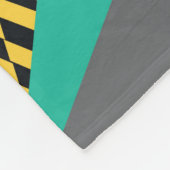 Abstracte moderne driehoeken achtergrondpatroon il fleece deken (Hoek)