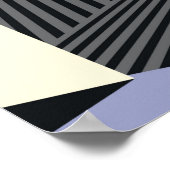 Abstracte moderne driehoeken achtergrondpatroon il poster (Hoek)