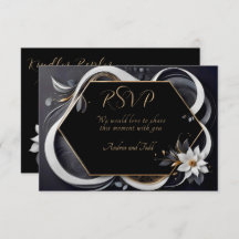 Abstracte moderne elegante witte en gouden bruilof