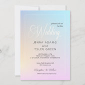 Abstracte moderne en kleurrijke pasteelgradiënt kaart (Voorkant)