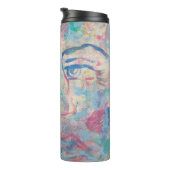 Abstracte moderne "Fancy" thermische tuimelaar Thermosbeker (Geroteerd rechts)