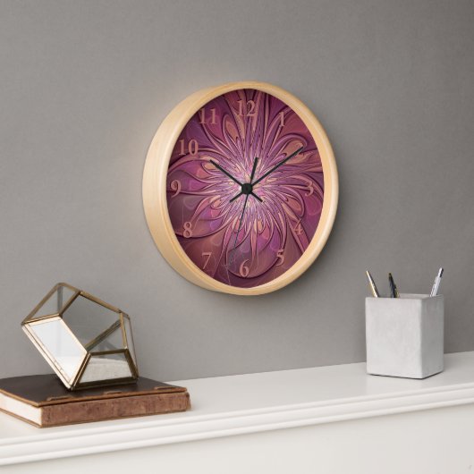 Abstracte moderne Floral fractal Art Berry Colors (Kantoor)