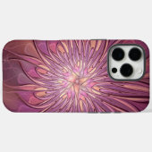 Abstracte moderne Floral fractal Art Berry Colors Case-Mate iPhone Case (Achterkant (horizontaal))