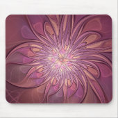 Abstracte moderne Floral fractal Art Berry Colors Muismat (Voorkant)