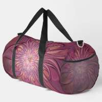 Abstracte moderne Floral fractal Art Berry Colors