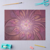 Abstracte moderne Floral fractal Art Berry Colors Tissuepapier (Craft)