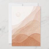 Abstracte moderne Floral-kerstabel Kaart (Achterkant)