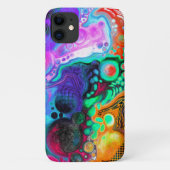 Abstracte moderne Fluid Art Case-Mate iPhone Case (Achterkant)