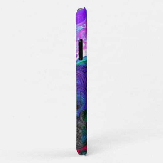 Abstracte moderne Fluid Art Case-Mate iPhone Case (Achterkant/rechts)