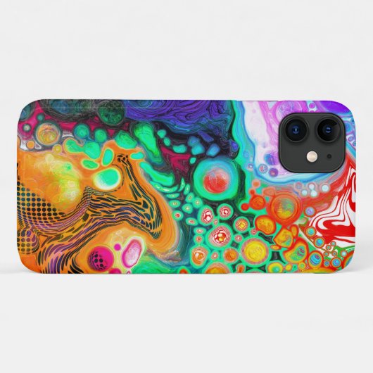 Abstracte moderne Fluid Art Case-Mate iPhone Case (Achterkant (horizontaal))