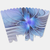 Abstracte moderne Fractal Art Lavendel blauw Bedankdoosjes (Ongevouwen)