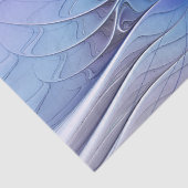 Abstracte moderne Fractal Art Lavendel blauw Tissuepapier (Detail)
