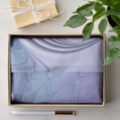 Abstracte moderne Fractal Art Lavendel blauw Tissuepapier (Geschenk)