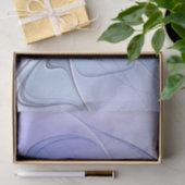 Abstracte moderne Fractal Art Lavendel blauw Tissuepapier (Geschenk)