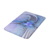 Abstracte moderne fractale kunst lavendelblauw badmat (Gekanteld)