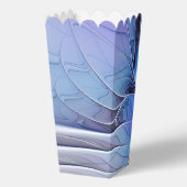 Abstracte moderne fractale kunst lavendelblauw bedankdoosjes (Achterkant)