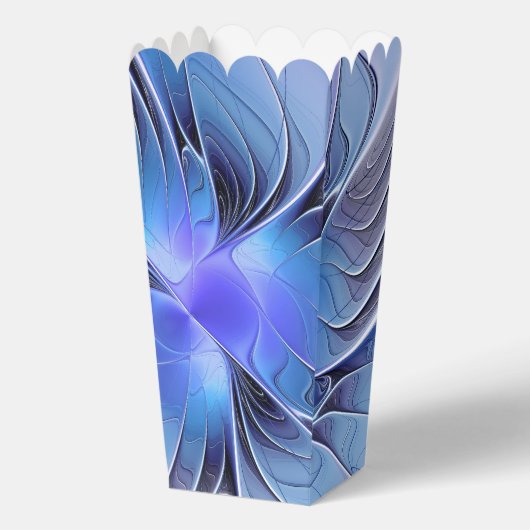 Abstracte moderne fractale kunst lavendelblauw bedankdoosjes (Voorkant)