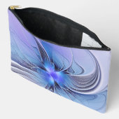 Abstracte moderne fractale kunst lavendelblauw etui (Open)