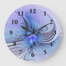 Abstracte moderne fractale kunst lavendelblauw