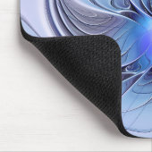 Abstracte moderne fractale kunst lavendelblauw muismat (Hoek)