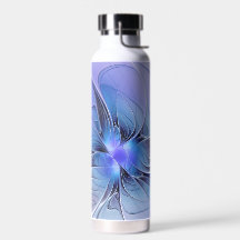 Abstracte moderne fractale kunst lavendelblauw