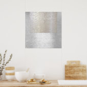 Abstracte moderne geometrische binaire cyber poster (Keuken)