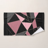 Abstracte moderne geometrische driehoeken afdrukke bad handdoek (Handdoek)