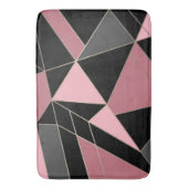 Abstracte moderne geometrische driehoeken afdrukke badmat (Voorkant Verticaal)