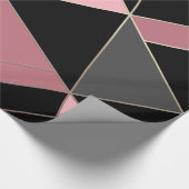 Abstracte moderne geometrische driehoeken afdrukke cadeaupapier (Hoek)