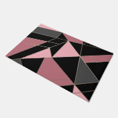 Abstracte moderne geometrische driehoeken afdrukke deurmat (Schuin)