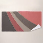 Abstracte moderne geometrische eenvoudige afdruk badhanddoek (Badhanddoek)