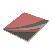 Abstracte moderne geometrische eenvoudige afdruk tegeltje (Zijkant)