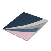 Abstracte moderne geometrische eenvoudige afdruk tegeltje (Zijkant)